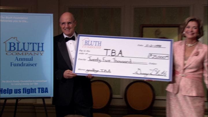 And much to their surprise,  the Bluths ended up raising over $25,000...