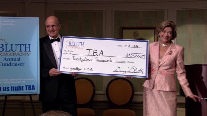 And much to their surprise,  the Bluths ended up raising over $25,000...