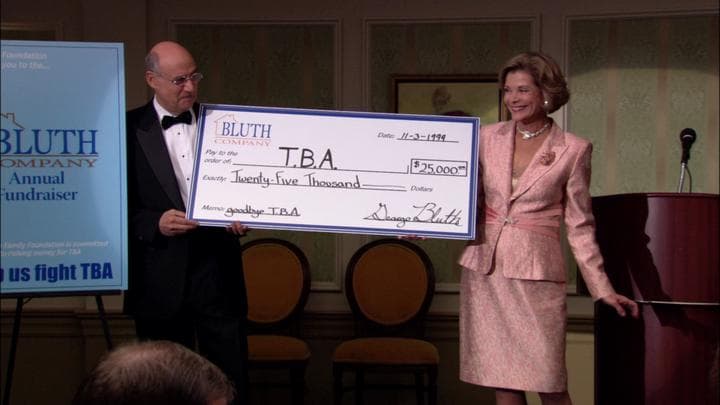 And much to their surprise,  the Bluths ended up raising over $25,000...