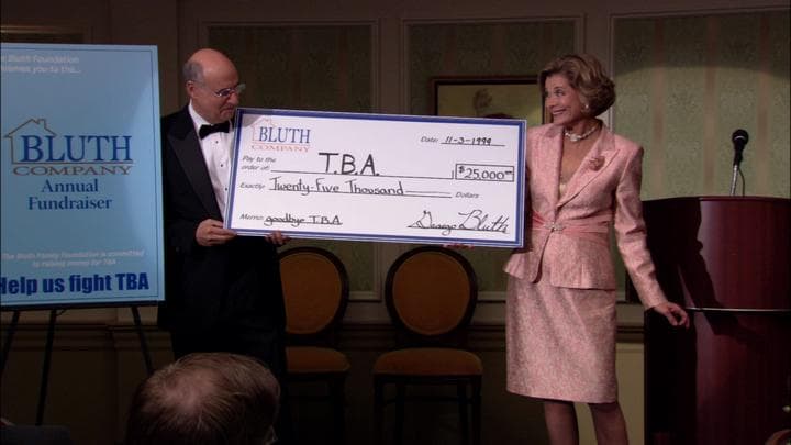 And much to their surprise,  the Bluths ended up raising over $25,000...