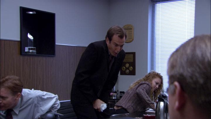 and returned to his office to find Lindsay.