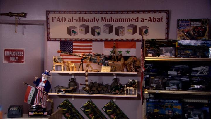 The job was at an Iraqi-owned toy store...