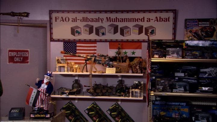 The job was at an Iraqi-owned toy store...