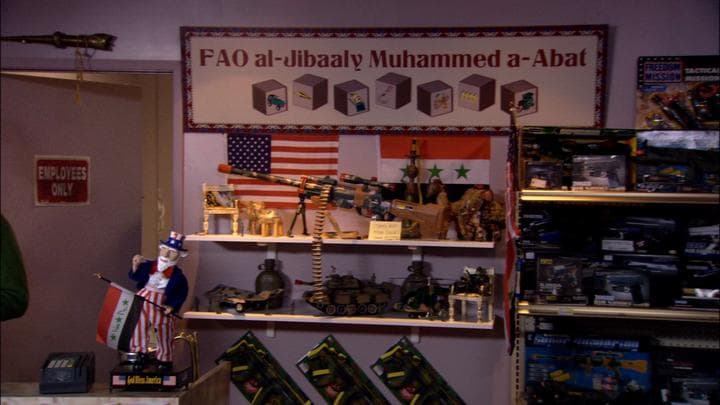 The job was at an Iraqi-owned toy store...