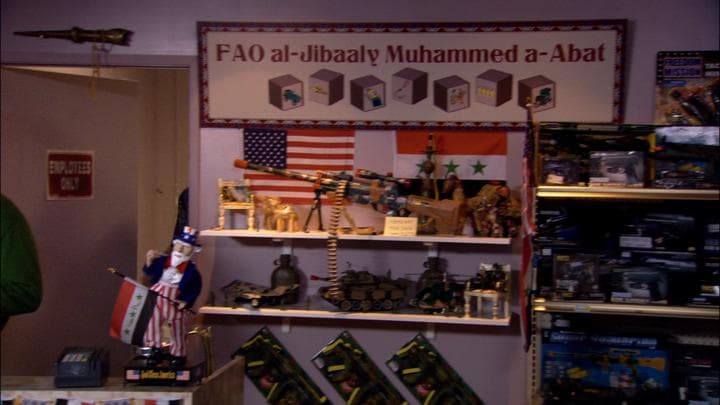 The job was at an Iraqi-owned toy store...