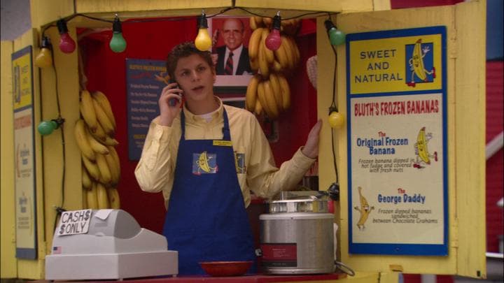 - Hey, Dad, did you know Gob started  a banana stand? - Yeah, that was my idea.