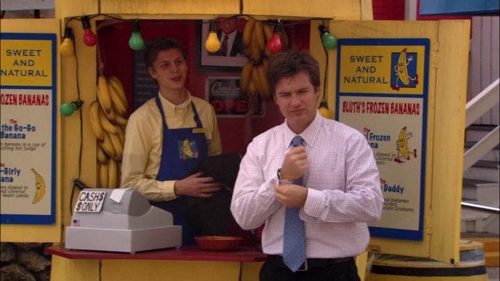 - You just freeze the banana,  and then you stick it... - Don't tell 'em.