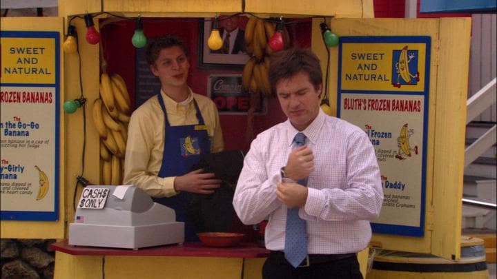 - You just freeze the banana,  and then you stick it... - Don't tell 'em.