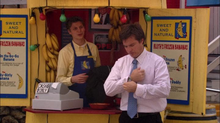 - You just freeze the banana,  and then you stick it... - Don't tell 'em.