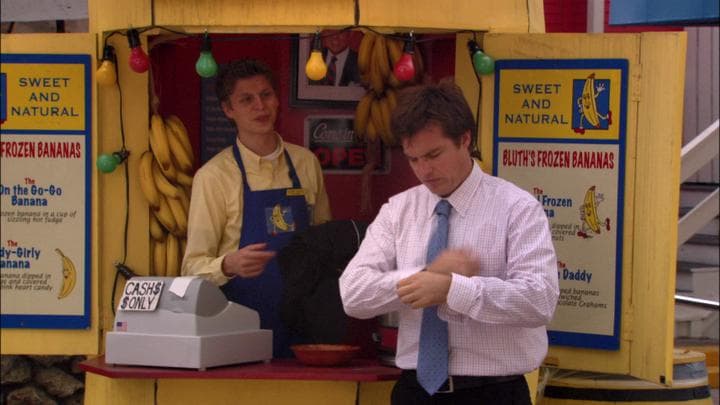 - You just freeze the banana,  and then you stick it... - Don't tell 'em.