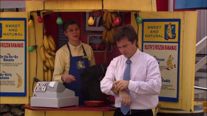 - You just freeze the banana,  and then you stick it... - Don't tell 'em.