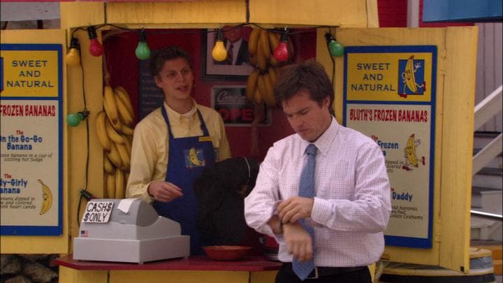 - You just freeze the banana,  and then you stick it... - Don't tell 'em.