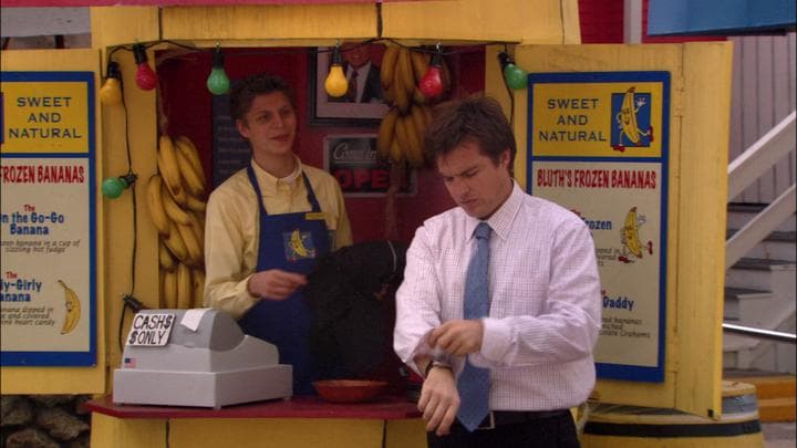 - You just freeze the banana,  and then you stick it... - Don't tell 'em.