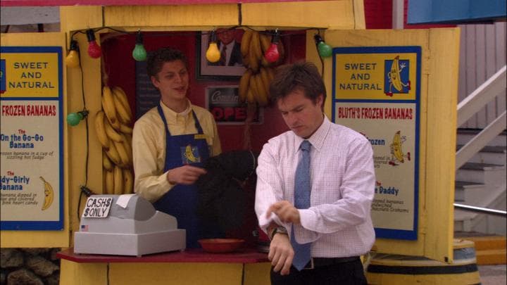 - You just freeze the banana,  and then you stick it... - Don't tell 'em.