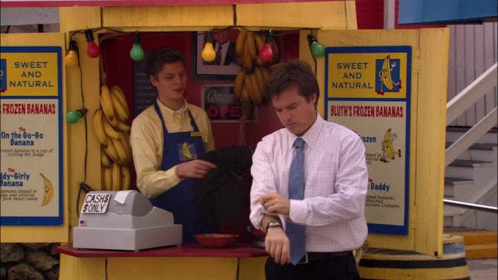 - You just freeze the banana,  and then you stick it... - Don't tell 'em.