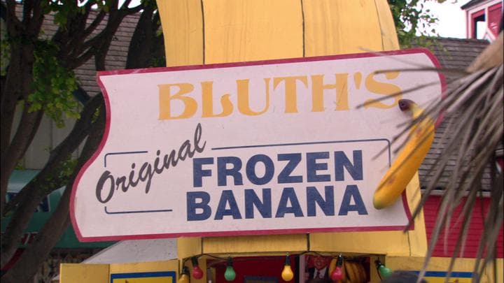 The next day, Michael took  off work to man the banana stand...