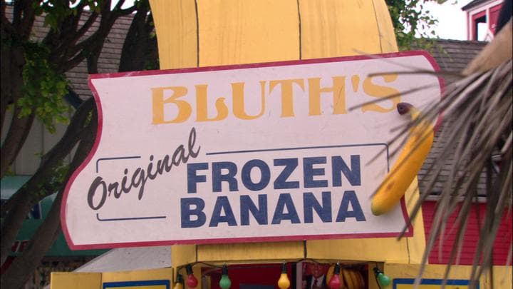 The next day, Michael took  off work to man the banana stand...