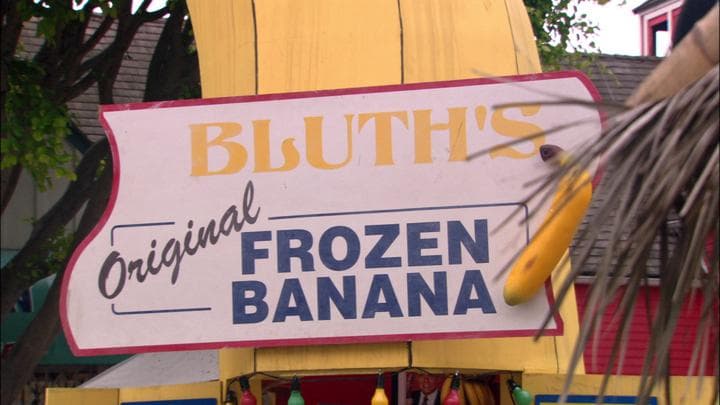 The next day, Michael took  off work to man the banana stand...