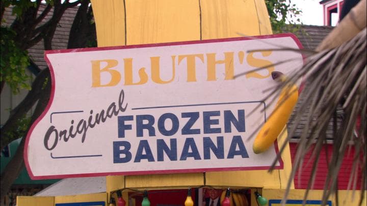 The next day, Michael took  off work to man the banana stand...