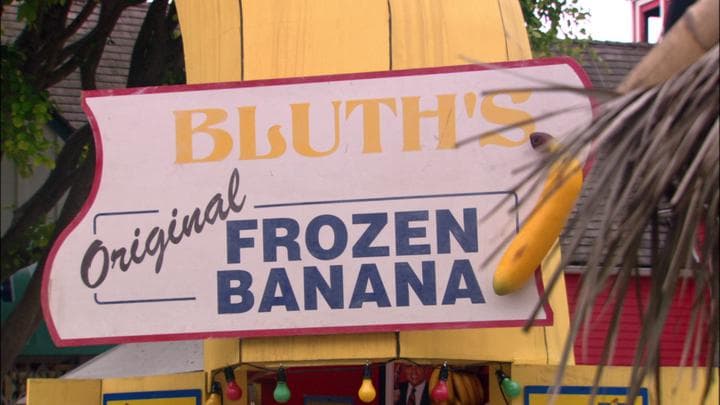 The next day, Michael took  off work to man the banana stand...