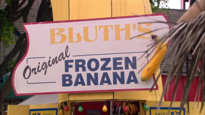 The next day, Michael took  off work to man the banana stand...