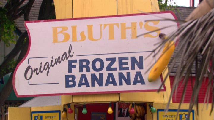 The next day, Michael took  off work to man the banana stand...