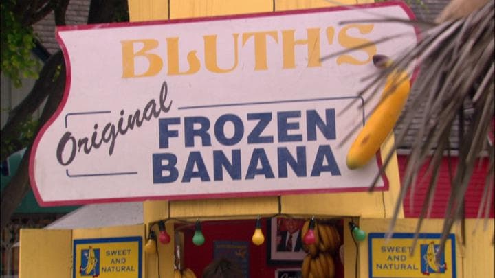 The next day, Michael took  off work to man the banana stand...