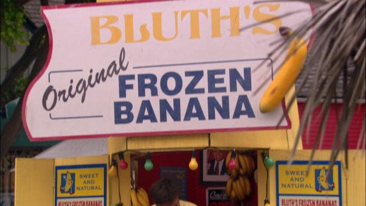 The next day, Michael took  off work to man the banana stand...