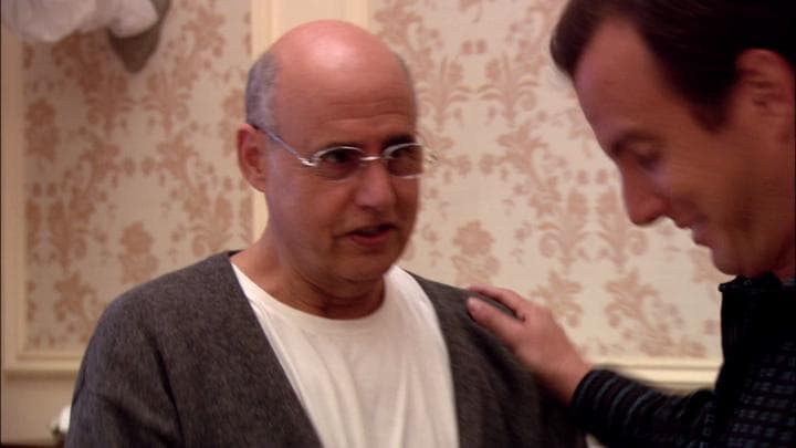 - Don't worry, Pop. Gob Bluth doesn't cave.  - Yeah, you just did for me.