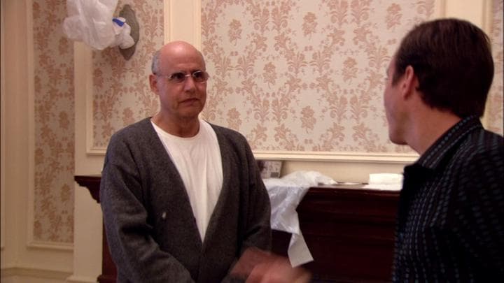 - Don't worry, Pop. Gob Bluth doesn't cave.  - Yeah, you just did for me.