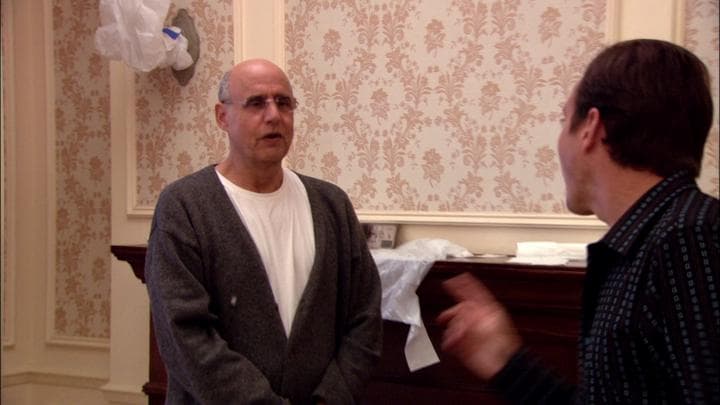 - Don't worry, Pop. Gob Bluth doesn't cave.  - Yeah, you just did for me.