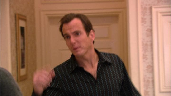 - Don't worry, Pop. Gob Bluth doesn't cave.  - Yeah, you just did for me.