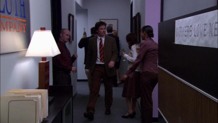 And the next day  Michael returned to the office...