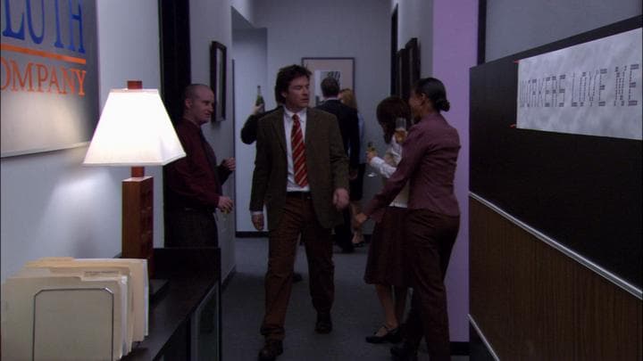 And the next day  Michael returned to the office...