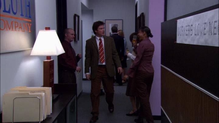 And the next day  Michael returned to the office...