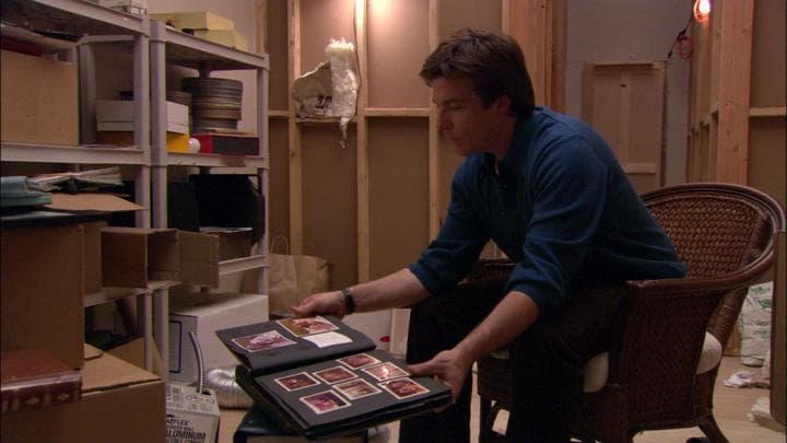 Michael found the picture  in a secret room...