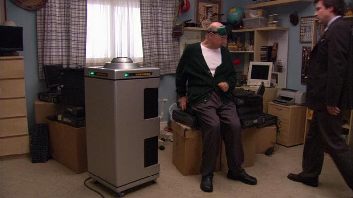 - What's all this?  - Computer stuff from the office.