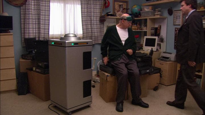 - What's all this?  - Computer stuff from the office.