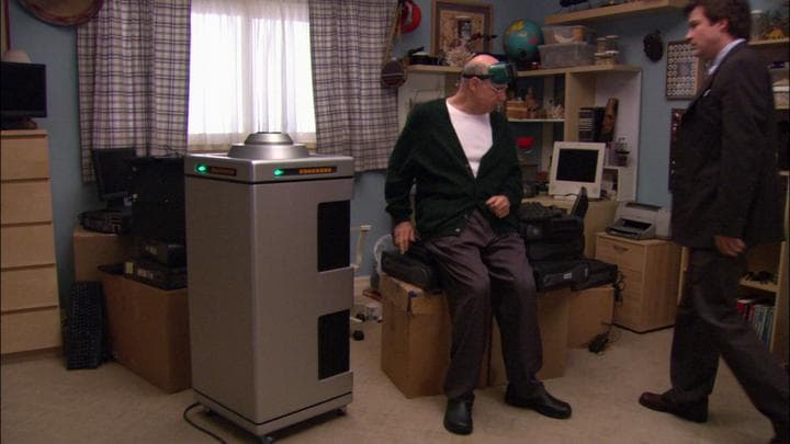 - What's all this?  - Computer stuff from the office.