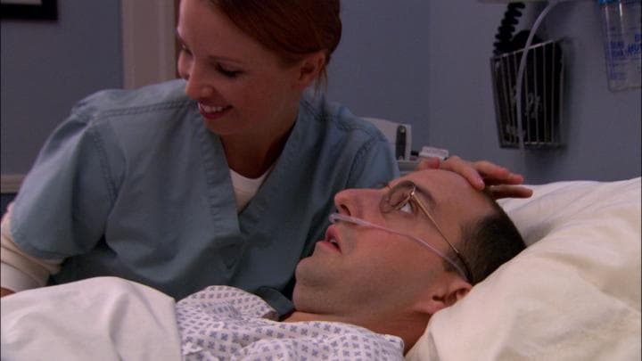 - He'd fallen for his day nurse.  - Buster, you're so dear.