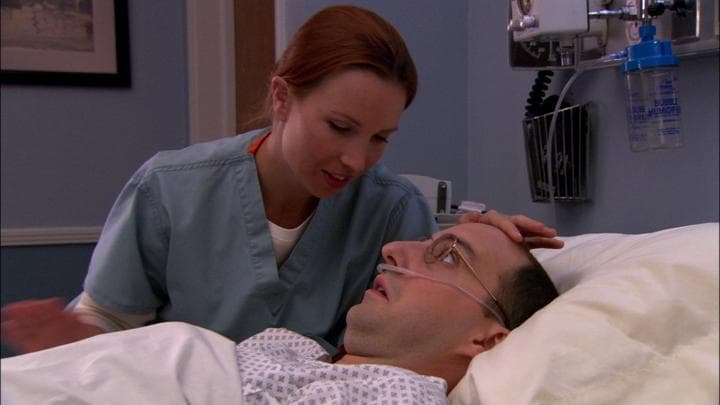 - He'd fallen for his day nurse.  - Buster, you're so dear.