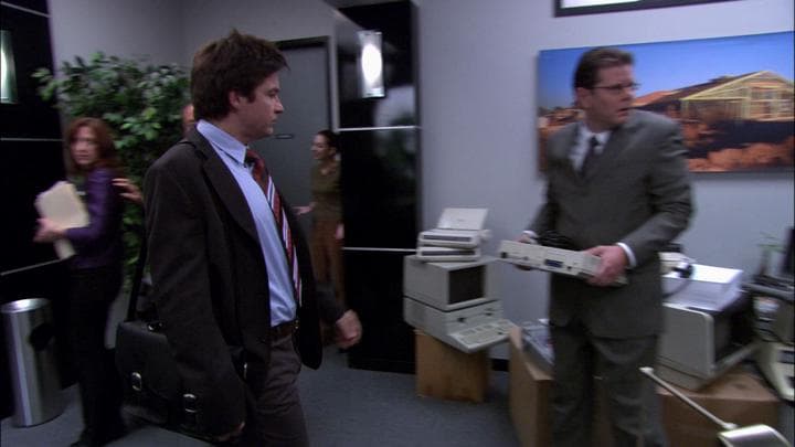 So Michael returned to the office,  where the atmosphere was paranoid.