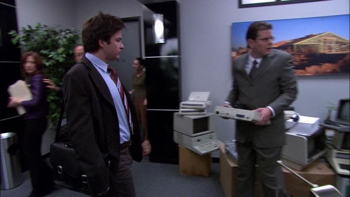 So Michael returned to the office,  where the atmosphere was paranoid.