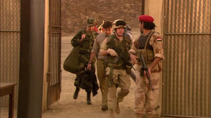 They arrived at the prison the Americans  were training Iraqis to run.