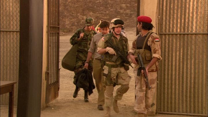 They arrived at the prison the Americans  were training Iraqis to run.