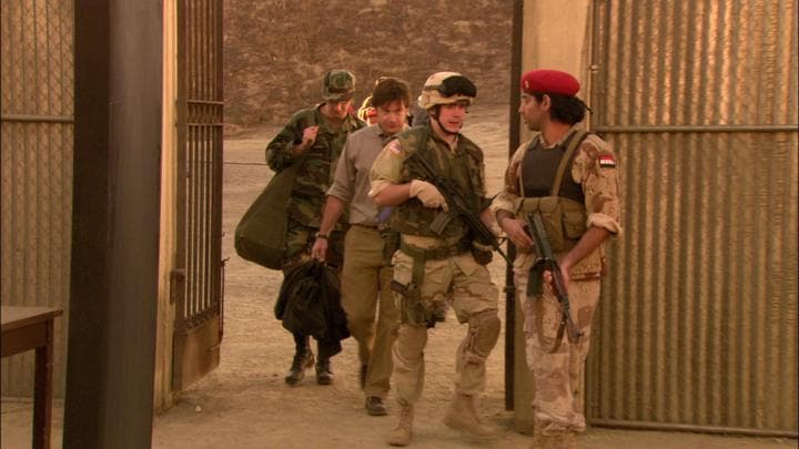 They arrived at the prison the Americans  were training Iraqis to run.