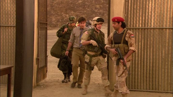 They arrived at the prison the Americans  were training Iraqis to run.