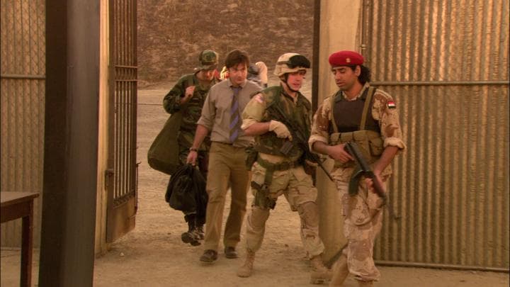 They arrived at the prison the Americans  were training Iraqis to run.