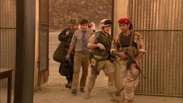 They arrived at the prison the Americans  were training Iraqis to run.