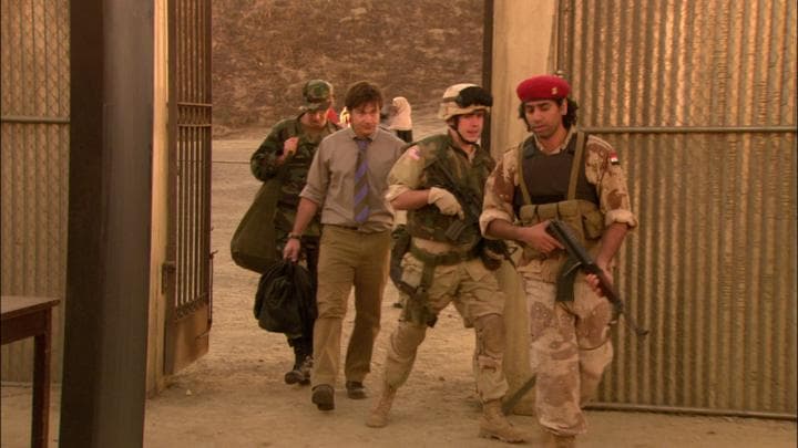 They arrived at the prison the Americans  were training Iraqis to run.